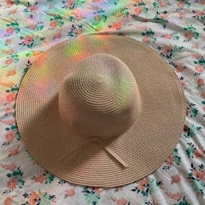 Chic Tan Wide-Brimmed Sun Hat